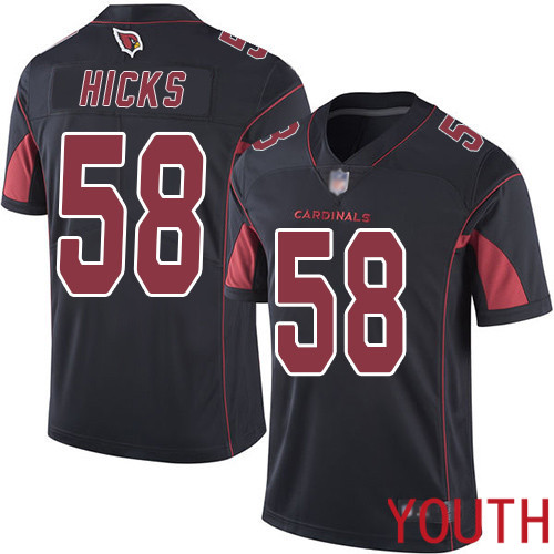 Arizona Cardinals Limited Black Youth Jordan Hicks Jersey NFL Football #58 Rush Vapor Untouchable->arizona cardinals->NFL Jersey